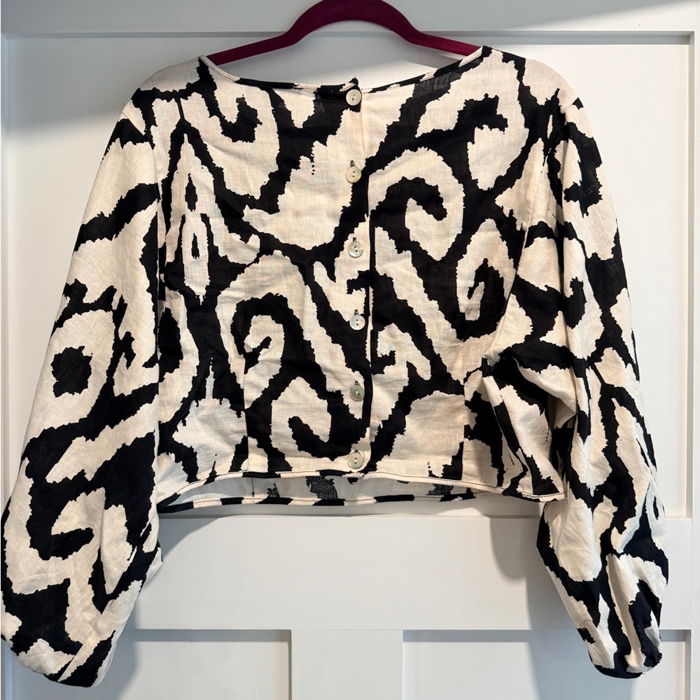 Rachel Zoe Patterned Women's crop Top